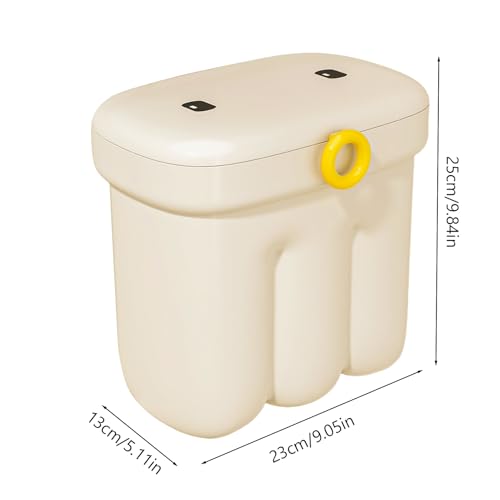 Cubo de compost de cocina para colgar en armario con tapa 6