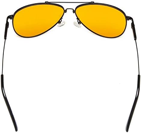 Miniatura 4 de Eyekepper Lentes de bloqueo azul para dormir, gafas nocturnas, lentes especiales con marco de memoria teñido naranja para mujer