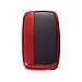 X AUTOHAUX Car Key Fob Cover 5 Button Remote Key Fob Case Red for Range Rover Evoque Velar Discovery LR4 for Land Rover Sport for Jaguar XF XJ XE F-PACE F-Type