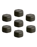 Cadence Travel Containers - Pill Case Set - Magnetic Travel Capsules - A Daily Pill Box for Supplements & Vitamins - Contains 7 Flex Mediums (0.56oz) with Labels for Everyday of The Week - Charcoal Image