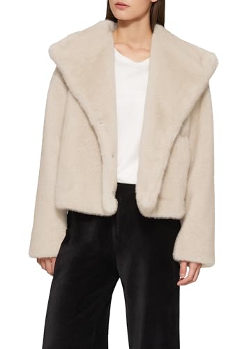 Chaqueta de exterior aspecto de piel mujer QS 2158176 cazadora abrigo
