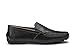 Geox Men's Monet Plain Vamp Slip-On Loafer,Black Leather,41.5 EU/8.5 M US
