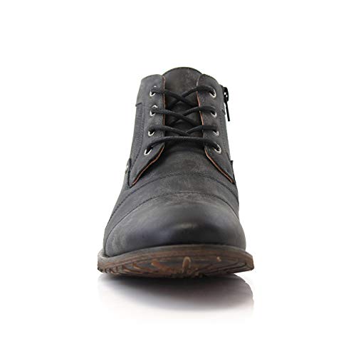 Image of Ferro Aldo Men's Ankle Boots | Lace-Up Cap Toe Chukka Style Dress Boot | Casual Fashion for Work