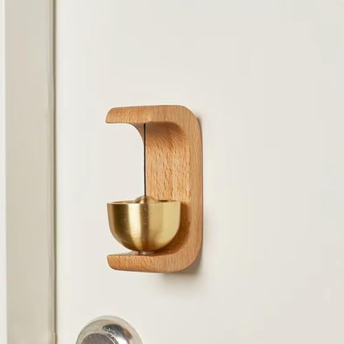 Miniatura 4 de Campana Magnética De Madera Para Apertura De Puerta, Timbre De Viento De Madera Para Puerta, Jardín, Patio, Restaurante, Tienda