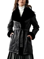 Black Fur Zip Coat
