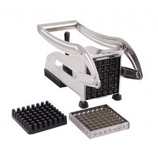 PYU Stainless Steel Cutting Machine/Slicer/Chopper Dicer with 2 Blades, Multicolour
