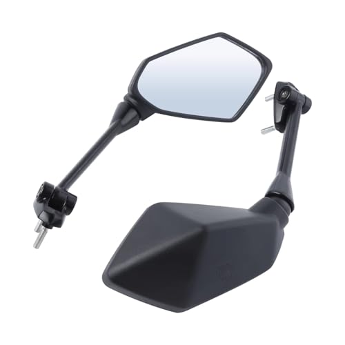 Espejos retrovisores para Kawasaki Ninja 650R 2009-2016 en color negro mate para manillar