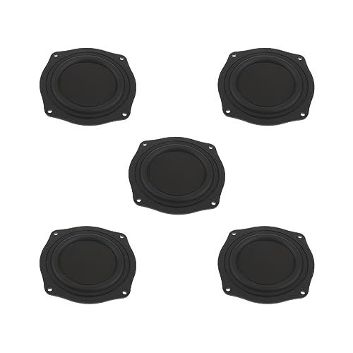 Plaque de diaphragme passive pour haut-parleur 10,2 cm - Lot de 5 radiateurs basse