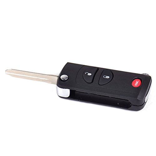 Beler 2+1 Button Folding Flip Remote Holder Key Keyless Shell Case Fob Fit For Chrysler Dodge Jeep #TOP2