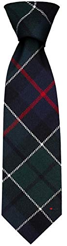Cravate Leslie Green Modern Tartan homme accessoire écossais en laine