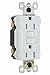 Legrand Radiant 1597TRWRWCCD4 15 Amp Outdoor GFCI Self Test Tamper Resistant Weather Resistant Decorator Duplex Outlet, White (1 Count)