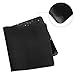 Dandelion Black and White Desk Mat Non-Slip Laptop Writing Pad Large Keyboard Mousepad with Rubber Base 23.6