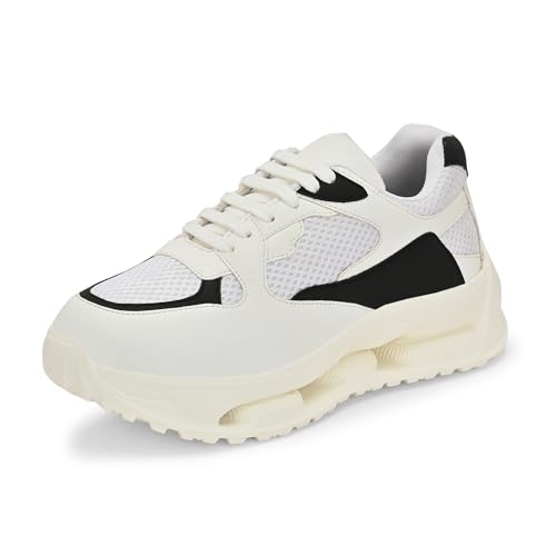 Image of Centrino Women Sneaker | Cushioned Insole for Comfort | Stylish Lace-Up Design | Perfect for Casual Outfit for Girls (9249)