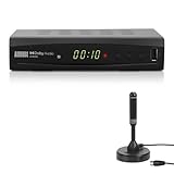 LECTEUR MULTIMÉDIA ET FULL HD : Le DVB482 diffuse la télévision en Full HD 1080p via le port HDMI. Mais ce n'est pas tout : il fait aussi office de lecteur multimédia universel. Branchez une clé USB ou un disque dur externe et lisez vos films, vidéos (mp4, avi, mkv, mov), musiques et photos directement sur votre téléviseur. Transformez votre TV en centre de divertissement complet.