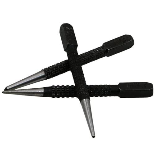 3pcs Centre Punch Set,Nail Punch, Centre Punch, 1/16, 5/64'', 1/9(1.5mm-3.0mm)