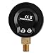 TOPPERFUN Pressure Gauge Vacuum Pressure for Air Compressor HVAC Water Oil Gas Industrial Gauge