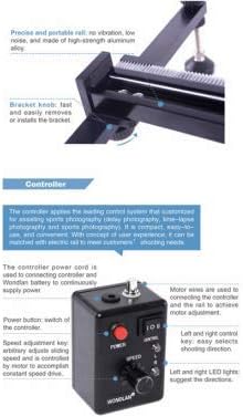 GOWE 100CM Wired Electrically Controlled Rail Video Slider Dolly Track