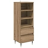 vidaXL Alacena Roble Artesanal 40 x 36 x 110 cm Madera contrachapada, Ideales para reuniones acogedoras y