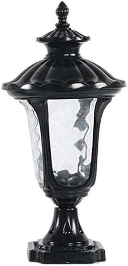GUOCC Creative Vintage Traditional Outdoor Post Lamp Waterproof IP55 Pillar Lamp E27 Lawn Light Garden Villa Column Light Open Air Park Park Courtyard Porch Aluminum Pillar Light Lights Fixture