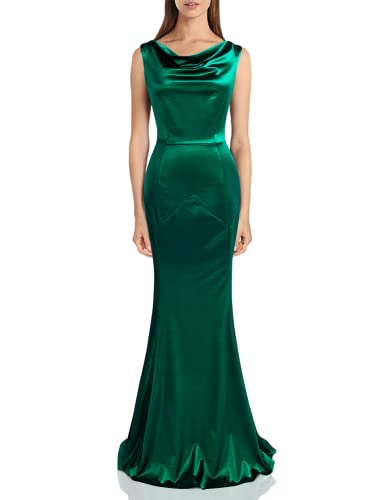 MUXXN Women's 30s Brief Elegant Mermaid Evening Dress (XL, Green)