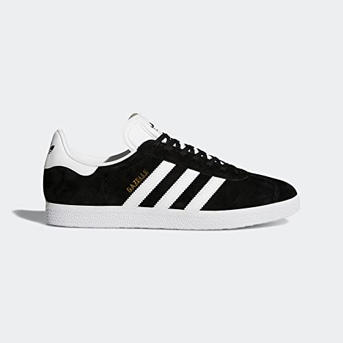 Image of Adidas Originals Men's Gazelle Lace-up Sneaker,Black /White /Gold Met.,8.5 M US