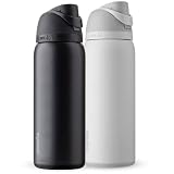 Owala FreeSip Insulated Stainless Steel Water Bottles with Straw for Sports and Travel, BPA-Free, 24-oz