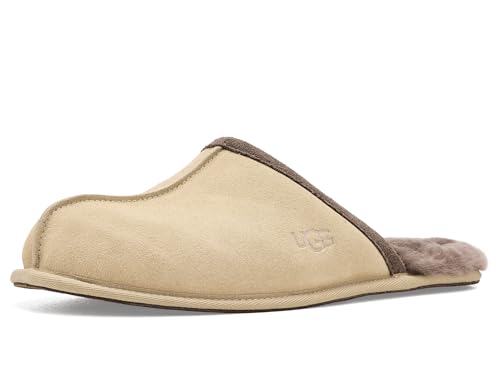 UGG Men's Scuff Slipper, Mustard Seed/Molasses, 12