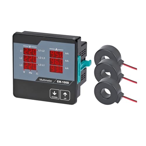 Multímetro digital trifásico EM-XXD ideal para equilibrar cargas de corriente 2