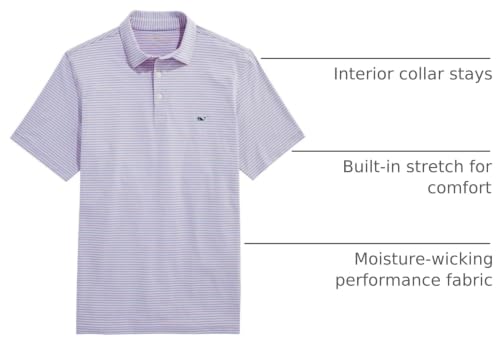 Image of vineyard vines Men's Bradley Stripe Sankaty Polo