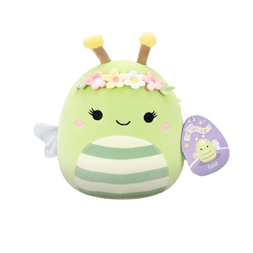 Squishmallows Original 14in Sybil The Green Bee with Flower Crown – Official Jazwares Easter Plush (Large) -  Jazwares, LLC, SQER01319