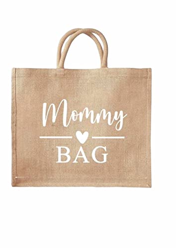 Doralie Mommy Bag Jutetasche/Shopper/Jutebeutel/Einkaufsbeutel (weiß) Cover