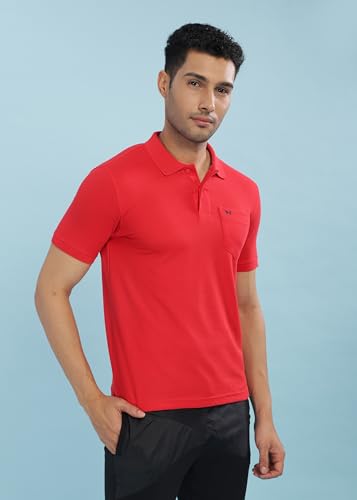 Image of Force NXT Polo Neck T-Shirt for Men Pack of 2 | Regular Fit T-Shirt for Men | Premium Super Combed Rich Cotton Polo Shirt | Men's Ultra Soft Half Sleeve T-Shirt