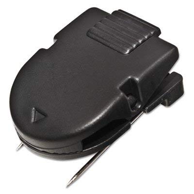 Advantus Clip da parete per pannelli in tessuto, misura standard, nero, 50 pezzi