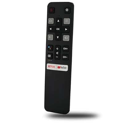 RC802V FNR1 Voice Command Smart Replacement Remote Compatible for Android 4K UHD TCL Smart Televisions