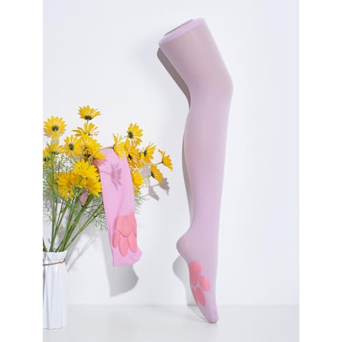 Socks,3D Pad Socks,Puffyed Pawpad Socks Cute Thigh High Socks for Girls kids Women Cosplay Over The Knee Stockings3