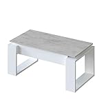 Fabricado con aglomerado de alta densidad, melamina de calidad y de larga durabilidad; producto certificado por la PEFC (Asociación Española para la Sostenibilidad Forestal). En color Blanco Artik (Blanco Mate) y Cemento..