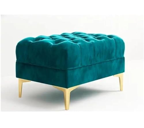 Image of Royale Hand Tufted Five (3+1+1) 5- to 6-Person SofaElegant Wooden Base Sofa In Wide Extravagant Fabric, Gives Luxurious Look For Home /Living Room /Office /Guest Room /Hotels, Green