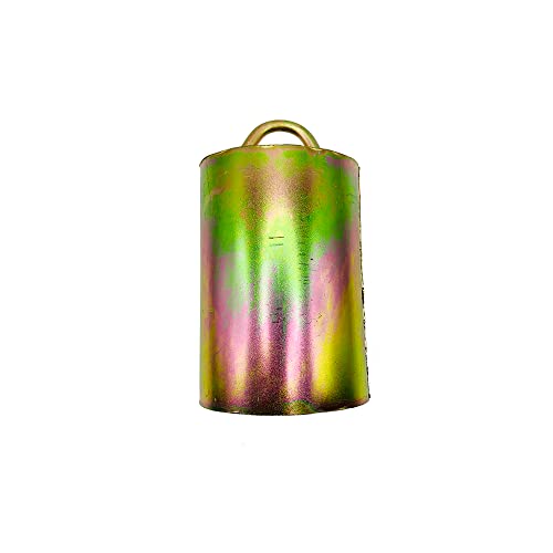Yenux Alloy Cow Bells Thickened Cow Sheep Horse Camel Anti-Theft Accessories Bell Cattle Farm Animal Loud Bell for Outdoor Stock Farm (S)
