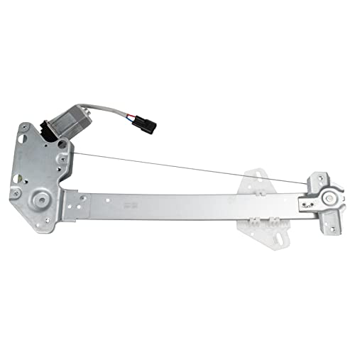 Image of TRQ Rear Right Power Window Regulator & Motor Assembly Passenger Side Compatible with 2009-2014 Honda Fit