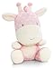 Produktbild Lashuma Plüschtier Baby Giraffe Rosa | Keel Kuscheltier mit Knisterohren | Wildtier Stoffgiraffe 16 cm