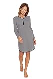 Rösch Damen Nachthemd Baumwolle mit Langarm Pastell-Punkte-Druck 1884191 44 c10063