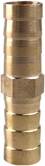 90 Degree Elbow, Brass Elbow, Fittings Connector Copper Pagoda Tube Brass BarbPipe Fitting Barbed Joint Coupler Adapter for 4mm 5 6 8 10 12,Elbow,OD 8 MM (Color : 2 Way, Size : OD 8 MM)