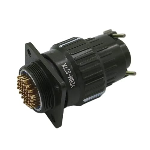 Connecteur de ligne 28mm Y28M fiche aviation 37 broches pour câblage moteur