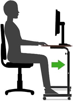 Height Adjustable Laptop Stand and Desk - Anthracite (Single) 70x40