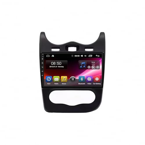 Radio de coche 2 DIN multimedia para Renault Sandero Stepway con Siri y Mirror Link