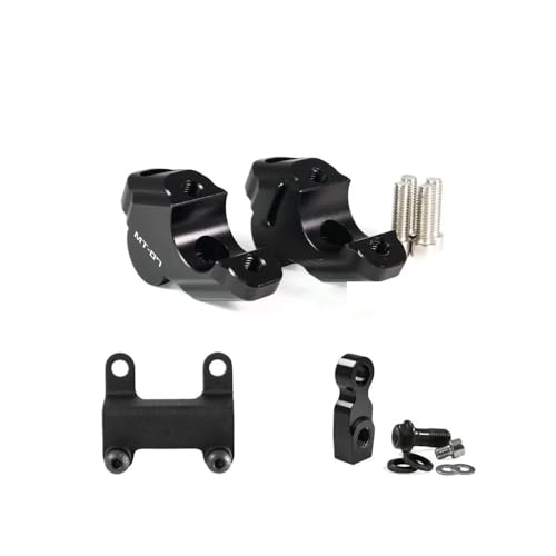 Kit de rehausse guidon MT 07 avec rallonge de durite en aluminium