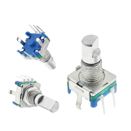 Codificador rotatorio 20 posiciones pulsador EC11 de mango largo 20mm para proyectos Arduino y DIY 4