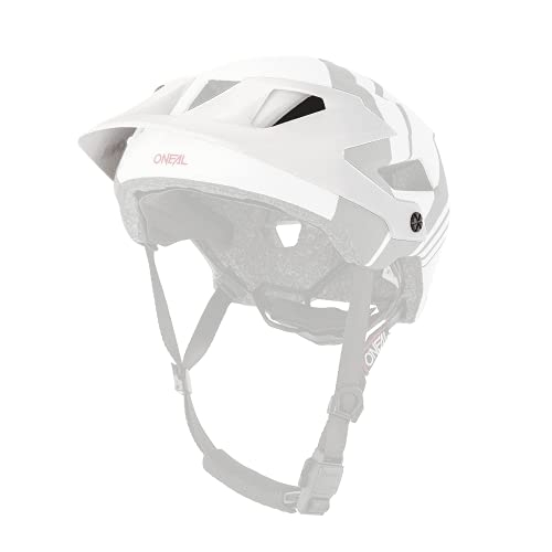 O'NEAL | Ersatzschirm Mountainbike-Helm | MTB Downhill | Ersatzschirm für Visor Defender Helm | Helmet Defender Nova | Erwachsene | Weiß Schwarz | One Size
