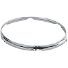 Percussion Instrument Hoop, Drum Hoop Replacement Instrument Parts, 6 Hole Drum Rim Snare Drum Batter for Performance, Maintain, Daily Use, 12inch