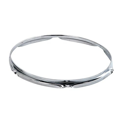 Percussion Instrument Hoop, Drum Hoop Replacement Instrument Parts, 6 Hole Drum Rim Snare Drum Batter for Performance, Maintain, Daily Use, 12inch